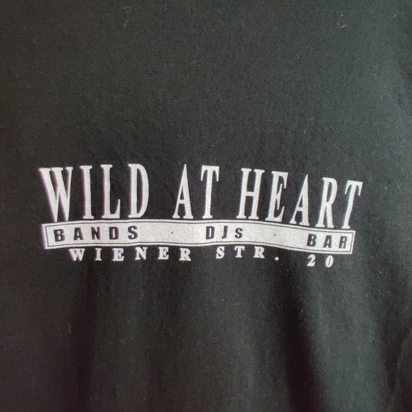 SONAR Black Multicolored Short Sleeve Graphic Print "Wild At Heart" Berlin Tee M - Picture 7 of 11